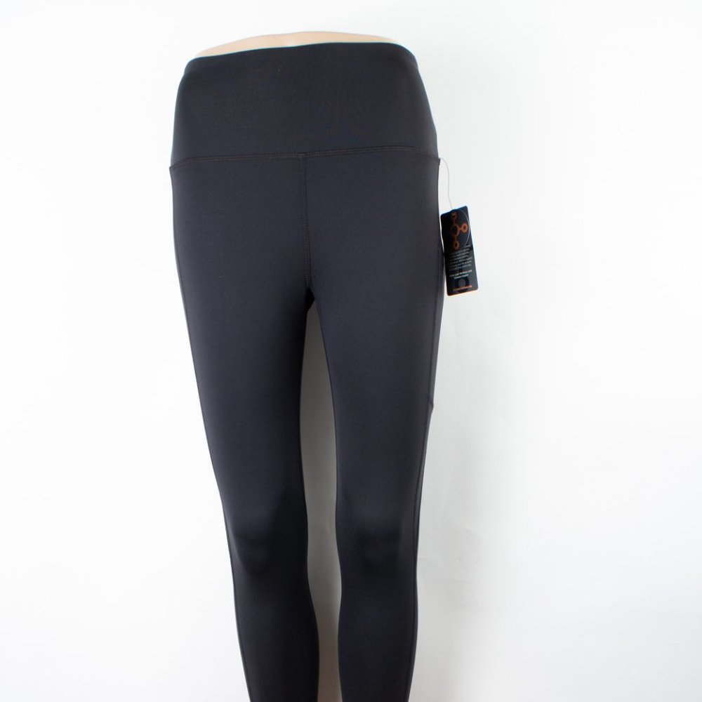 TommieCopper Lower Back Support Legging Size Small Black NWT 24" Inseam